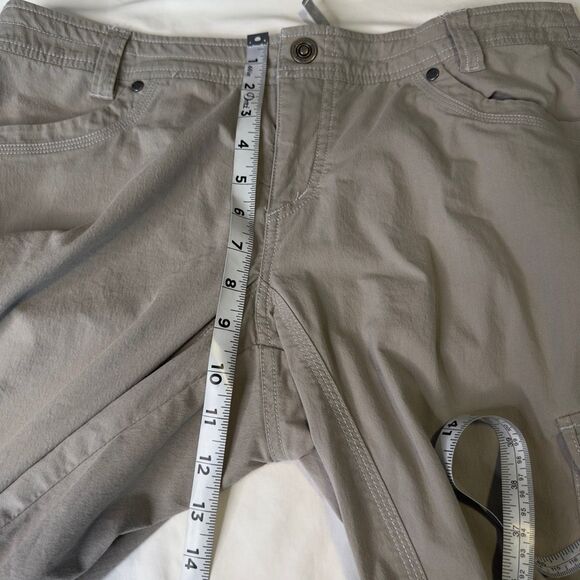 Kühl Splash Roll Up Cargo Pants Womens 12 Khaki Tan Utility Gropcore Outdoor - Picture 11 of 12